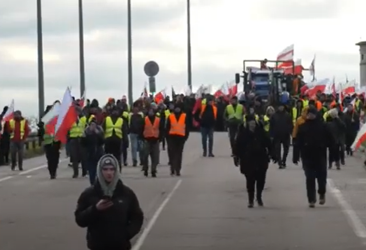 protest rolników